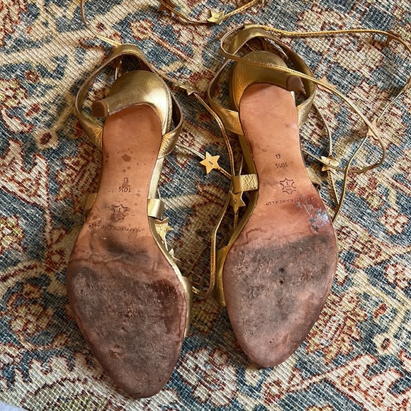 Loeffler Randall Arielle Gold Star Wrap Heels - Picture 4 of 4